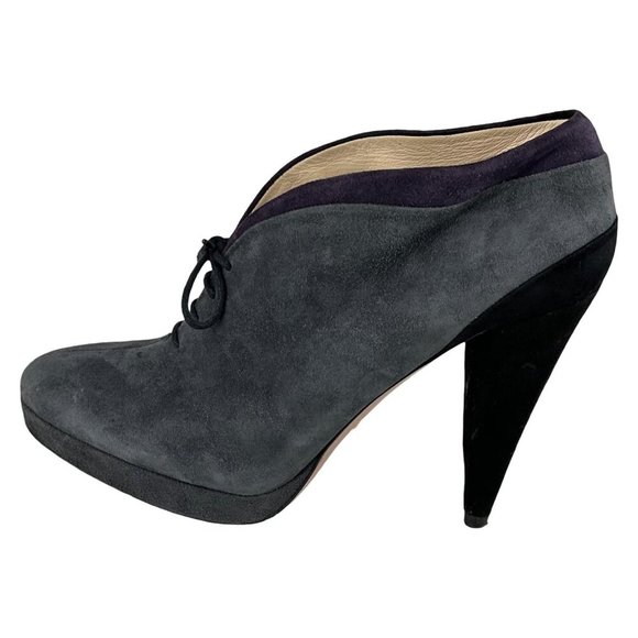 Prada Women's High Stiletto Ankle Heeled Boots Multicolor Sz 38 - Picture 7 of 11